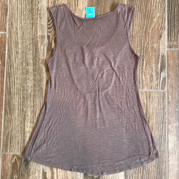 ⭐️ 2/$20 Cute Brown Tank Top Small - Picture 4 of 4